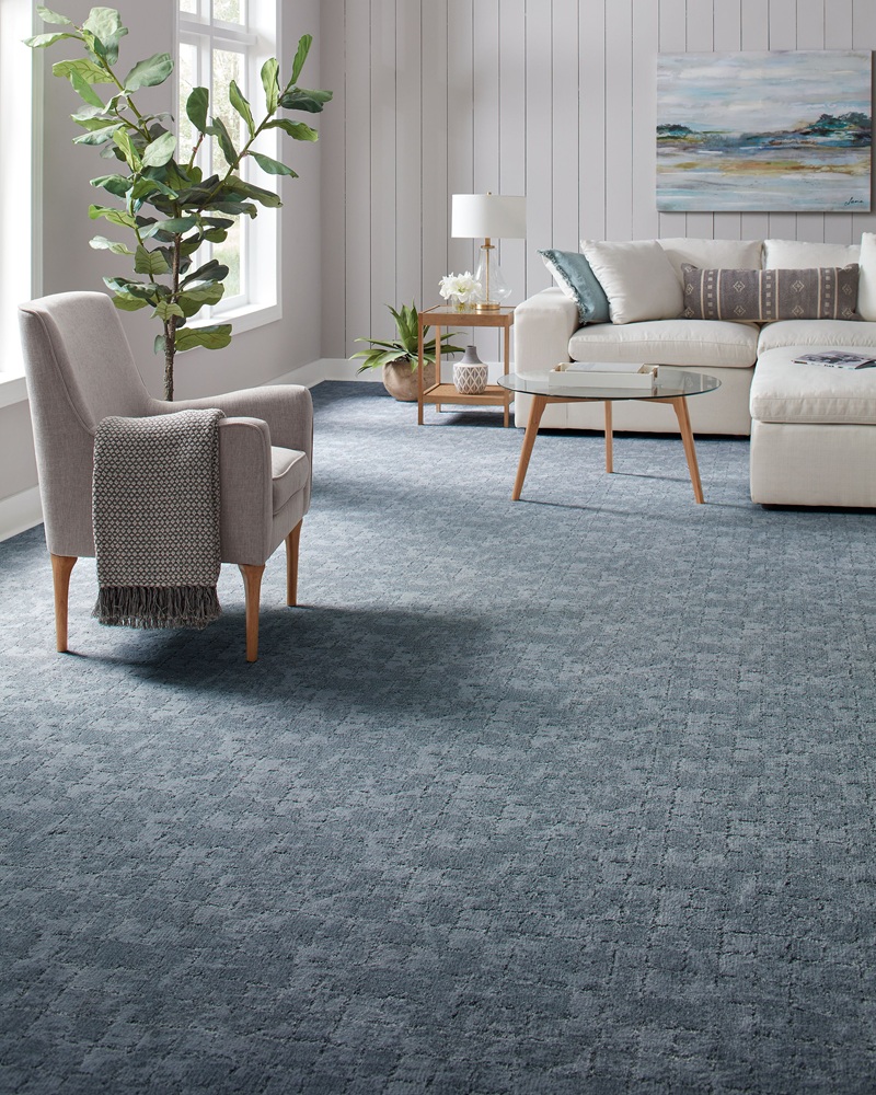 Mohawk patterned carpet winter garden